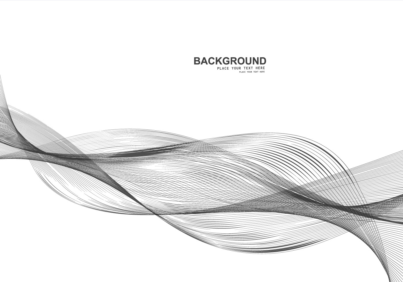 Abstract Vector Line Art at Collection of Abstract