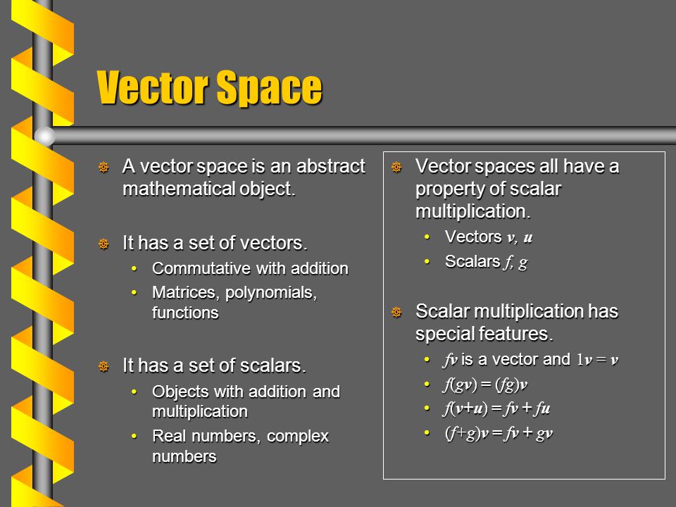 960x720 Vectors Vector Space A Vector Space Is An Abstract