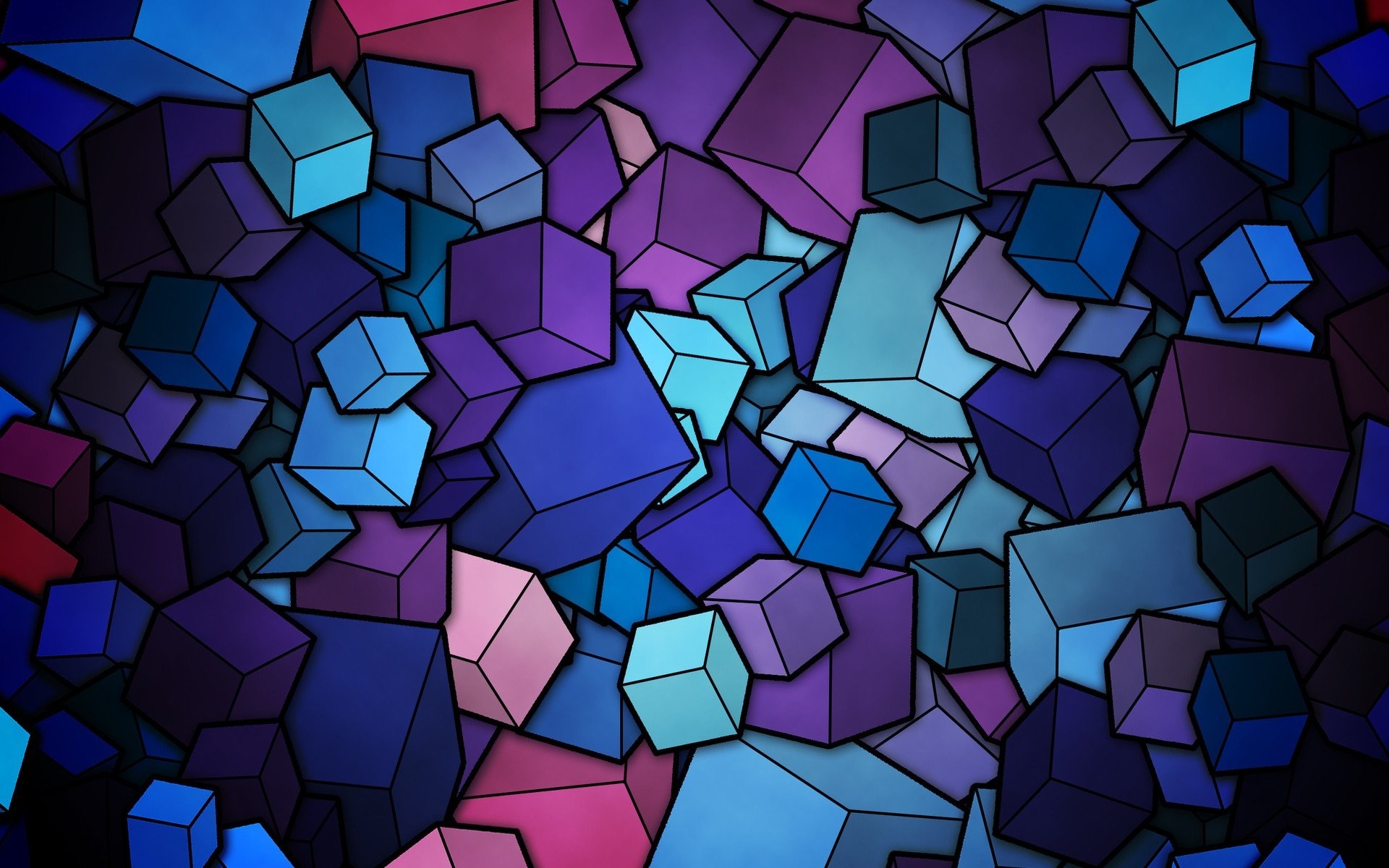 1920x1200 Abstract, Cubes, Art, Multicolor Widescreen Images,cool Images