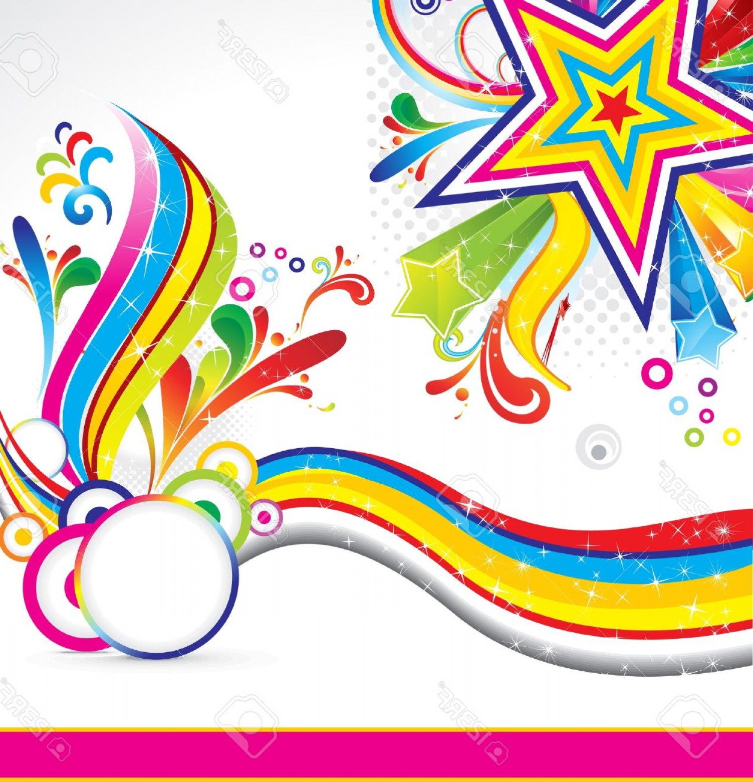 Photoabstract Colorful Star Backgorund With Wave Vector 1503x1560 Photoabstract Colorful Star Backgorund With Wave Vector