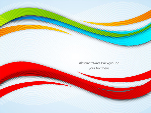 Abstract Colorful Wave Background Free Vector In Adobe Illustrator 600x450 Abstract Colorful Wave Background Free Vector In Adobe Illustrator