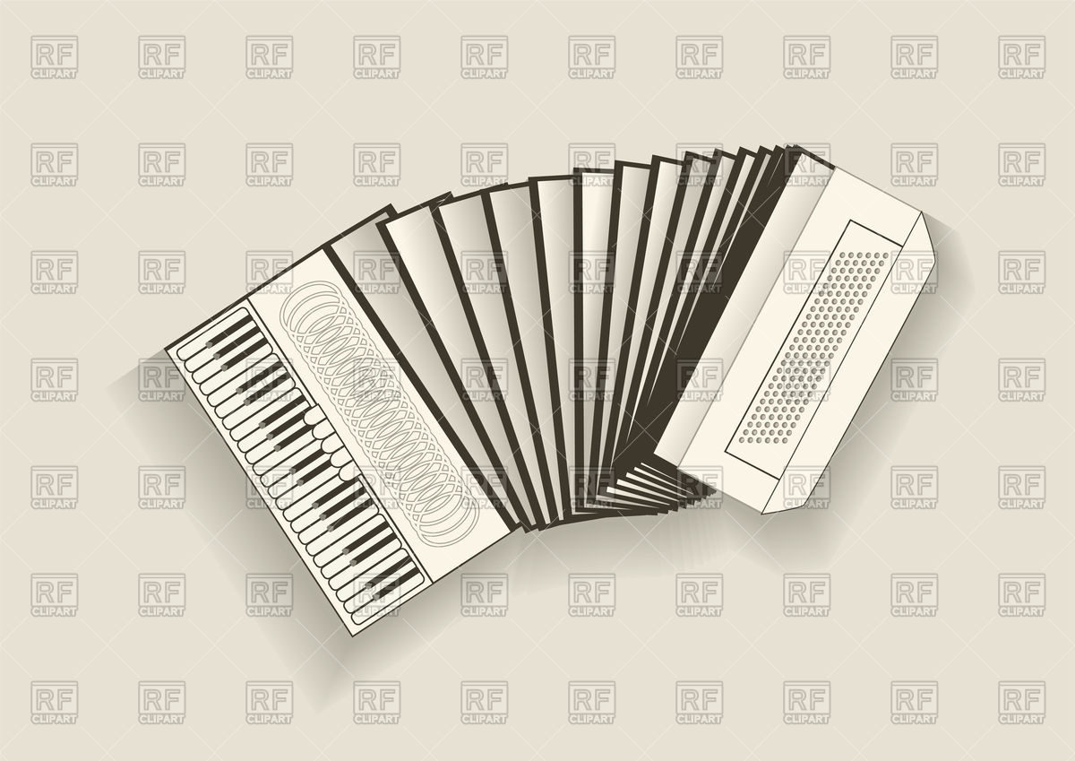 1200x849 Vintage Accordion Vector Image Of Objects Arkela