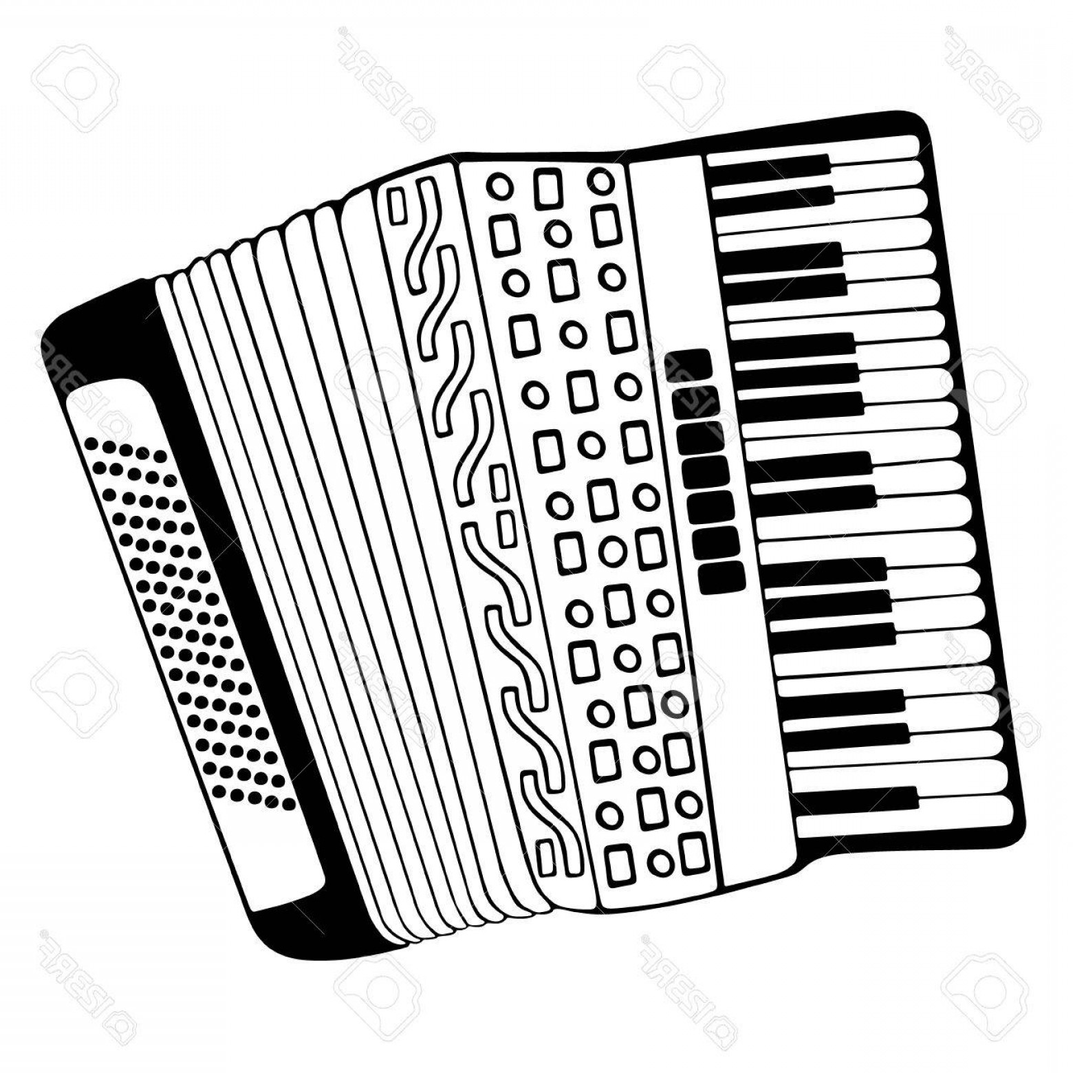 1560x1560 Accordion Vector Clip Art Transparent Lamaison