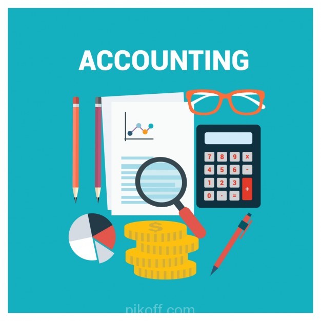 626x626 Coloured Accounting Background Design Vector Free Download