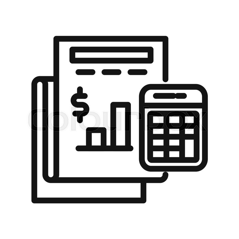 800x800 Budget Accounting Vector Illustration Stock Vector Colourbox