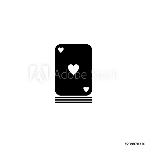 500x500 Ace Card Vector Icon Ace Card Sign On White Background Ace Card