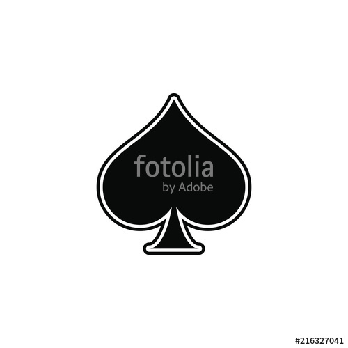 500x500 Spade, Playing Card Ace Stock Image And Royalty Free Vector