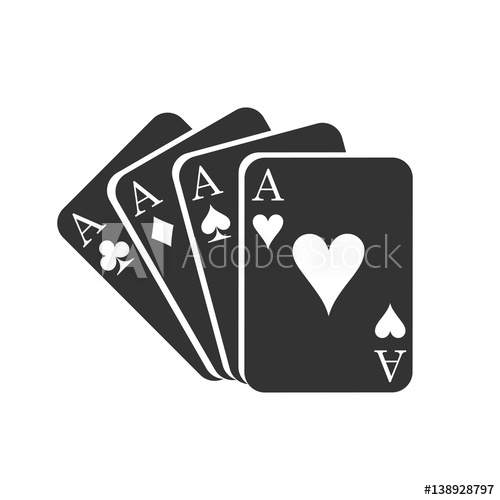 500x500 Ace Cards Card Suit Icon Vector, Playing Cards Symbols Vector