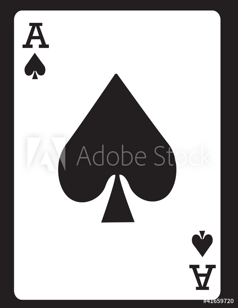 773x1000 Photo Art Print Ace Of Spades! Vector Europosters