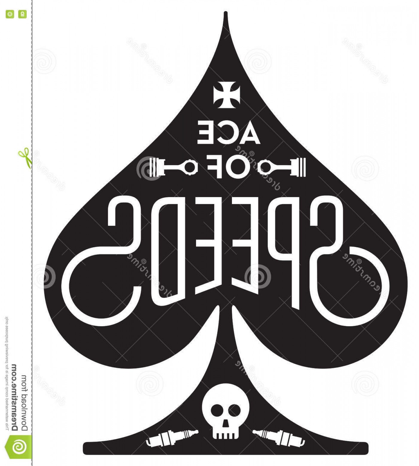 1400x1560 Stock Illustration Ace Speeds Motorcycle Car Racing Design Vector