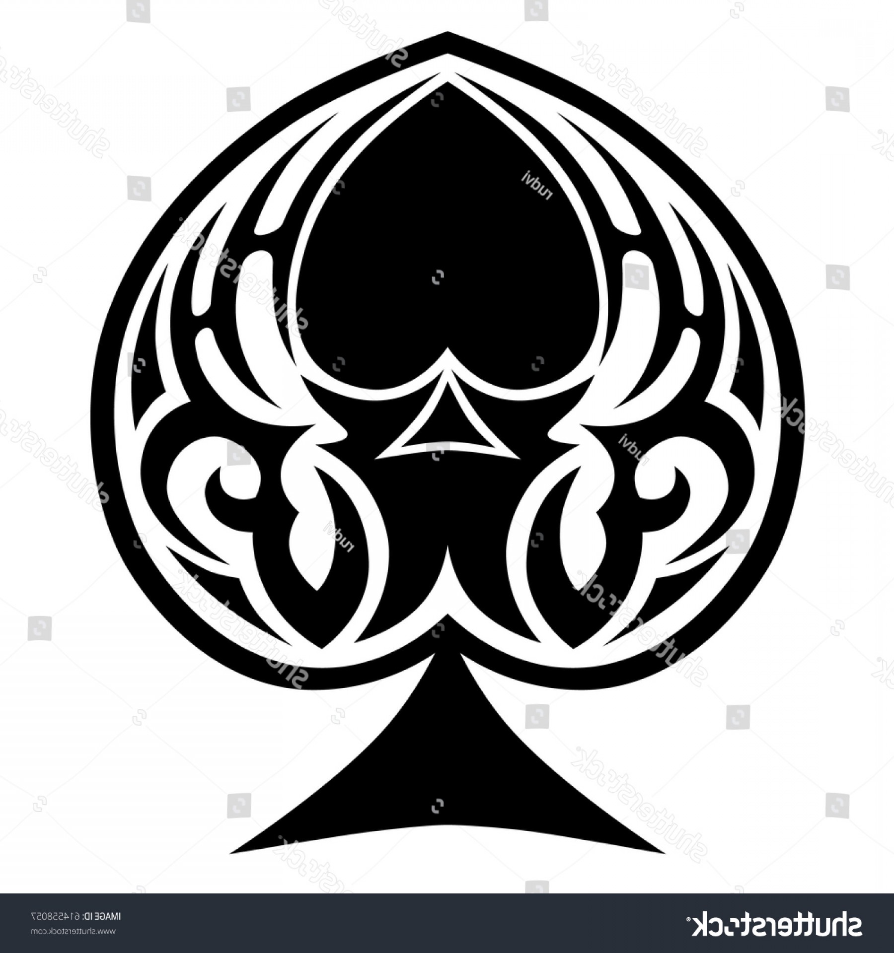 1800x1920 Tribal Ace Of Spades Vector Savoyuptown