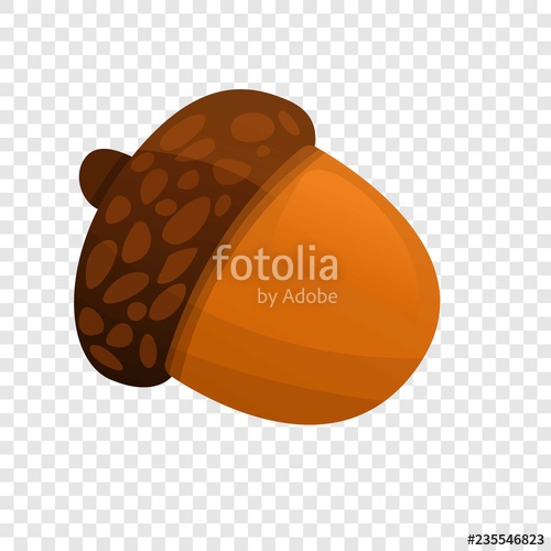 500x500 Acorn Icon Cartoon Of Acorn Vector Icon For Web Design Stock