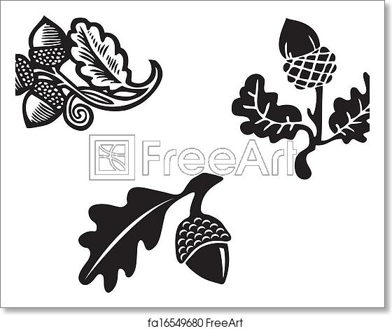 560x470 Free Art Print Of Acorn Acorn Graphic Illustration, Vector