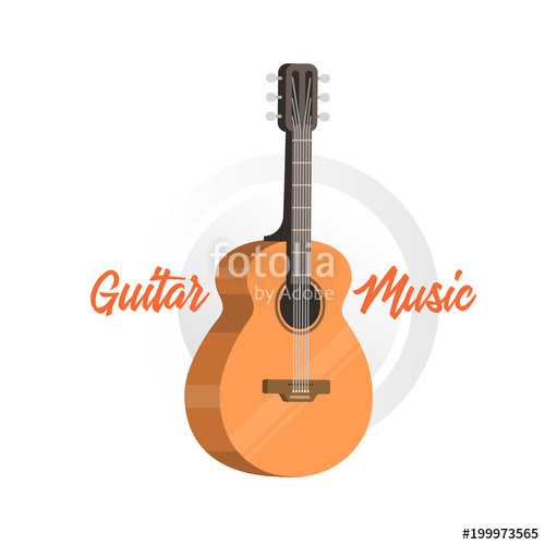 500x500 Classical Acoustic Guitar Isolated Silhouette Classic Guitar