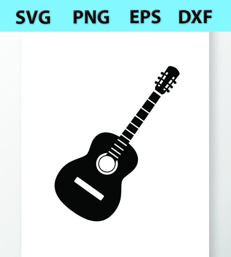 794x884 Vector Images Acoustic Guitar Silhouette Clipart Etsy