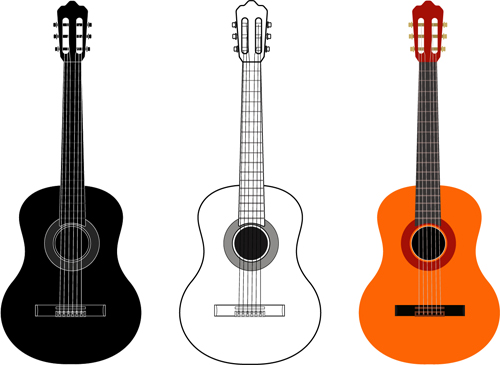 Acoustic Guitar Vector