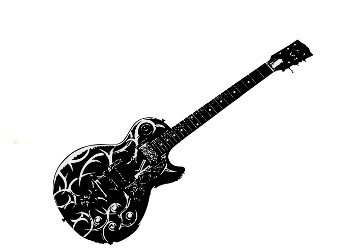 700x495 Electric Ukulele Painted Guitar Vector Acoustic Vector, Clipart