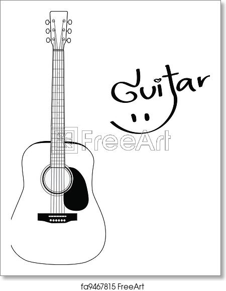450x580 Free Art Print Of Acoustic Guitar Acoustic Guitar