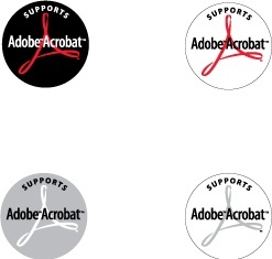 247x235 Adobe Acrobat Support Logos Free Vector In Adobe Illustrator