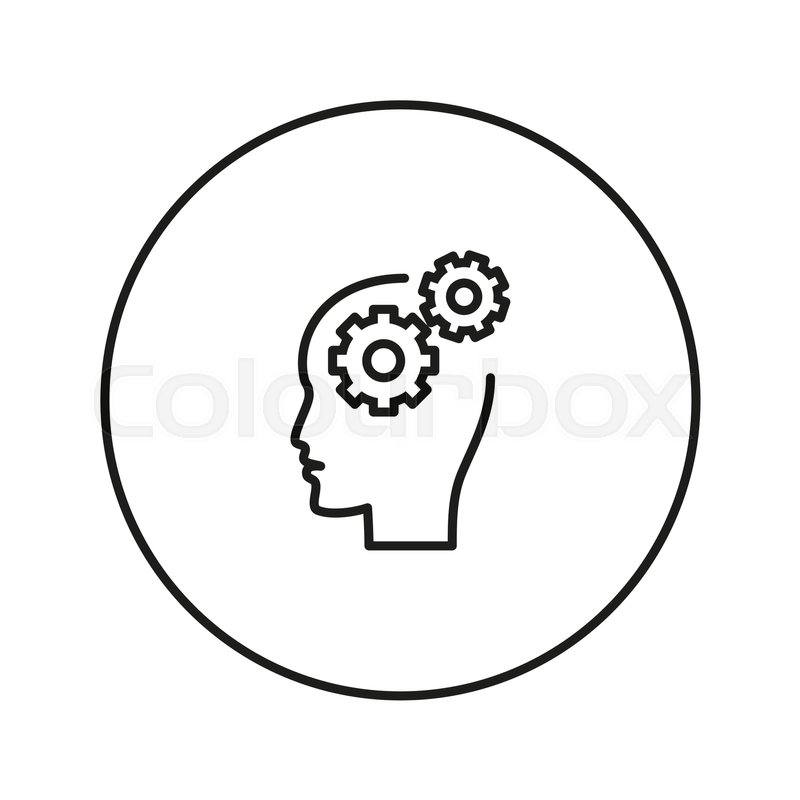 800x800 Brain Activity Icon For Web And Stock Vector Colourbox