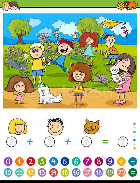 459x600 Maths Algebra Activity Vector Illustration Igor Zakowski