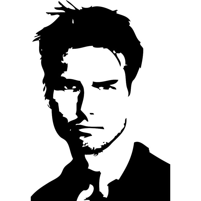 660x660 Actor Tom Cruise Vector Portrait