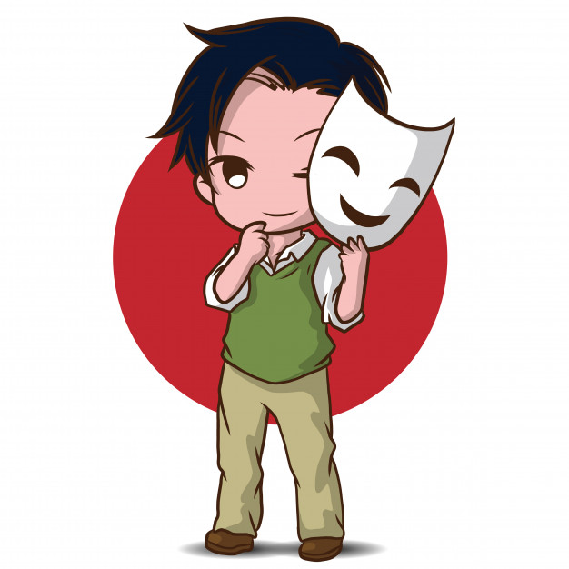 626x626 Cute Actor Cartoon Vector Premium Download