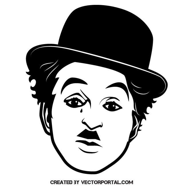 660x660 Actor Charlie Chaplin Vector Image Celebrity Vector
