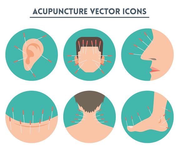 Acupuncture Vector Icons Stock Images 572x490 Acupuncture Vector Icons Stock Images
