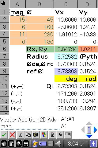 320x480 Physics Class A Vector Addition Calculator The Vector Sum
