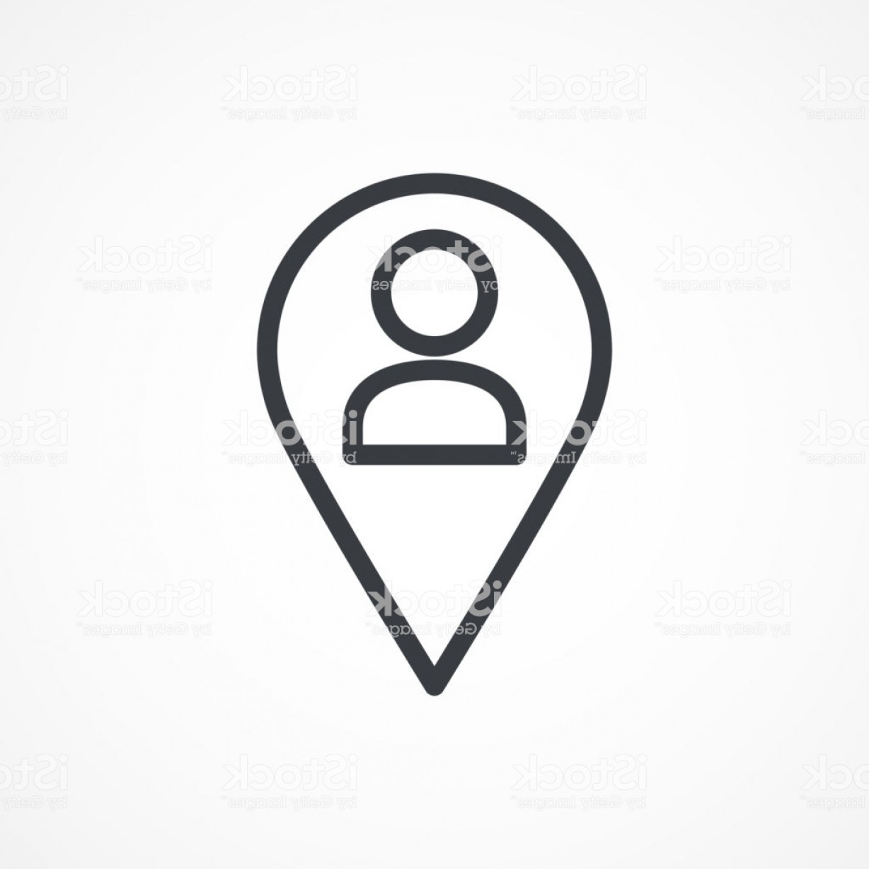 1228x1228 Placeholder Signs Icon Address Icon Vector User Map Location