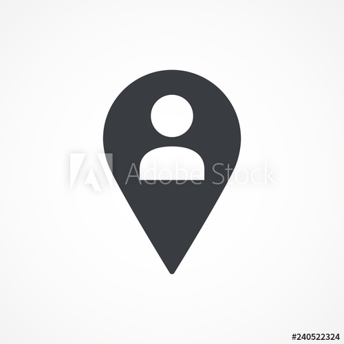 500x500 Placeholder Signs Icon Address Icon Vector User Map Location