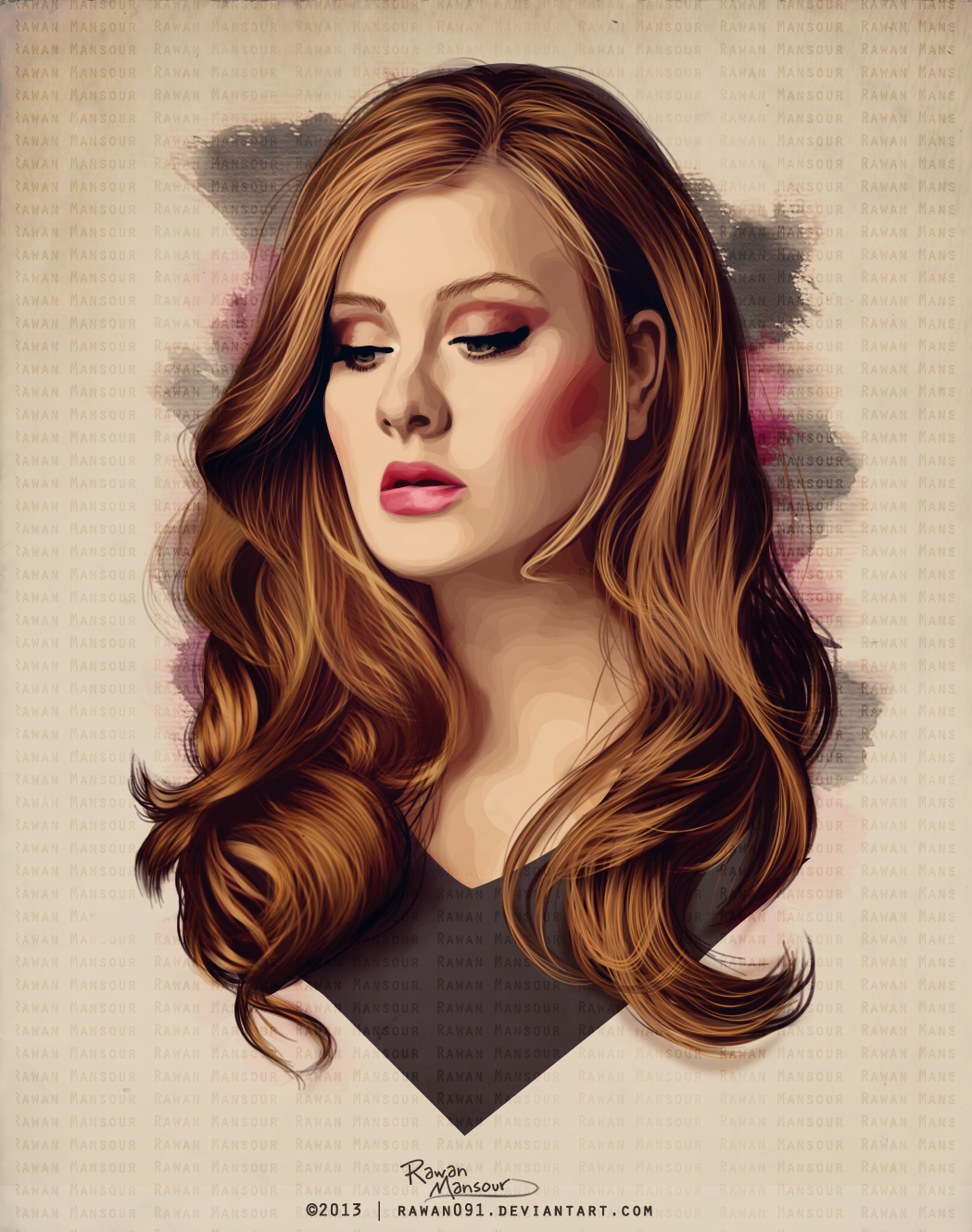 1049x1330 Adele Vector