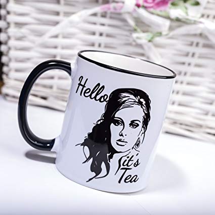 425x425 Hello It's Tea Mug Adele Vector Pop Art Funny Cup