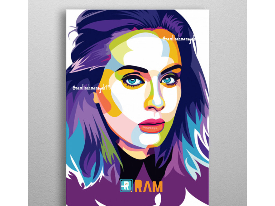 880x660 Adele Popart Illustration