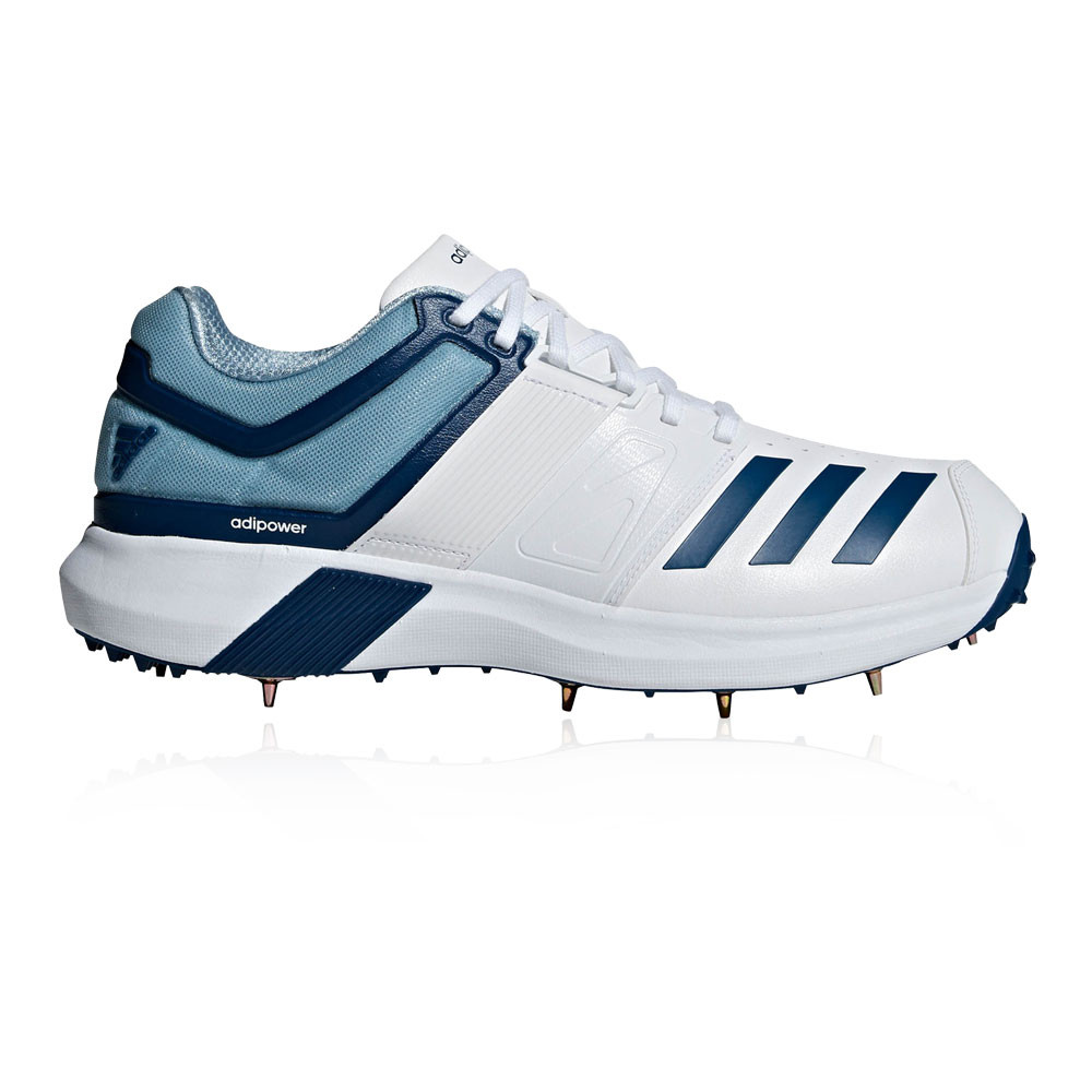 1000x1000 Adidas Mens Vector Cricket Spikes White Sports Lightweight Ebay