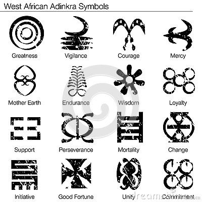 400x400 West African Adinkra Symbols