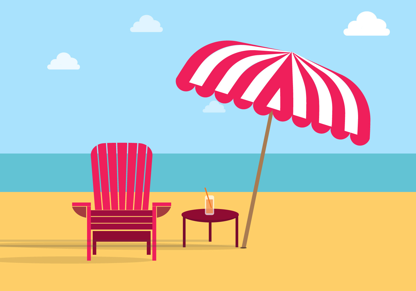 Adirondack Chairs Free Vector Art 1400x980 Adirondack Chairs Free Vector Art