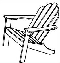 209x220 Chair Clipart Adirondack Chair For Free Download And Use Images