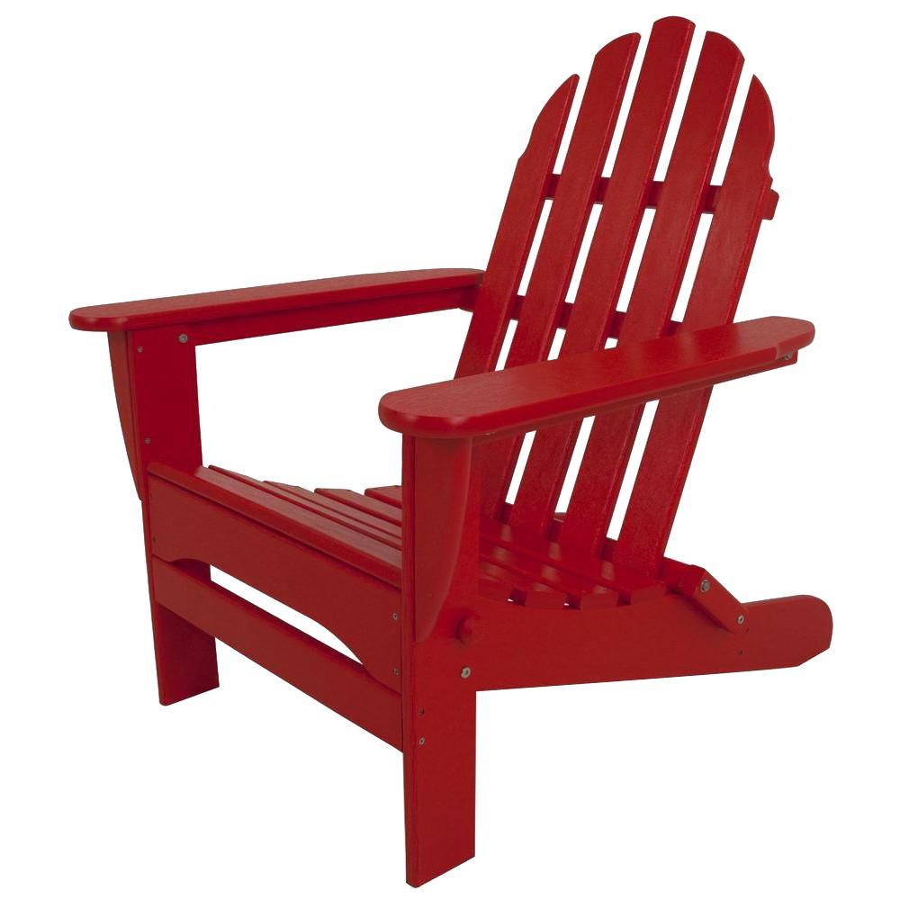 Polywood Classic Sunset Red Plastic Patio Adirondack Chair 1000x1000 Polywood Classic Sunset Red Plastic Patio Adirondack Chair
