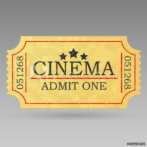 Admit One Ticket Vector at Vectorified.com | Collection of Admit One ...