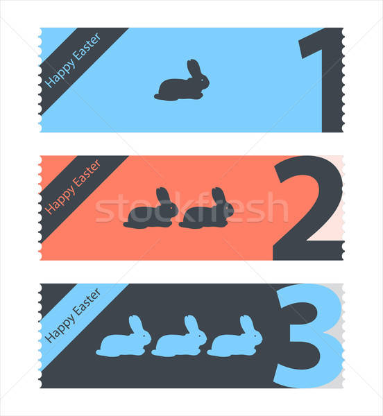 552x600 Admit One Easter Tickets Vector Illustration Maria Dragomer