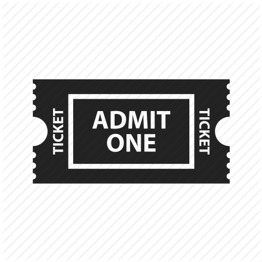 512x512 Admit One Ticket Clipart Images Gallery For Free Download Myreal