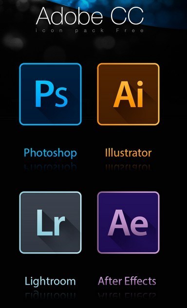 384x632 Adobe Product App Icon Sets