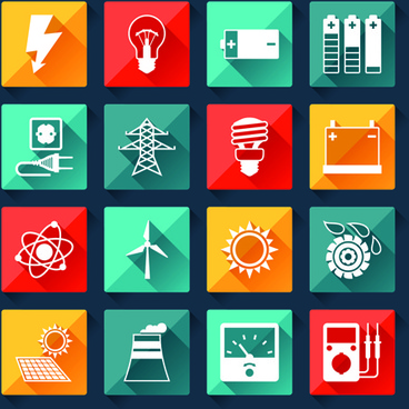 368x368 Electrical Icons Color Free Vector Download