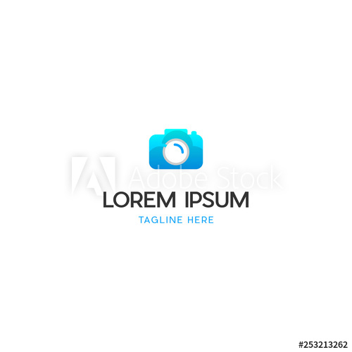 500x500 Camera Creative Cloud Vector Logo Design