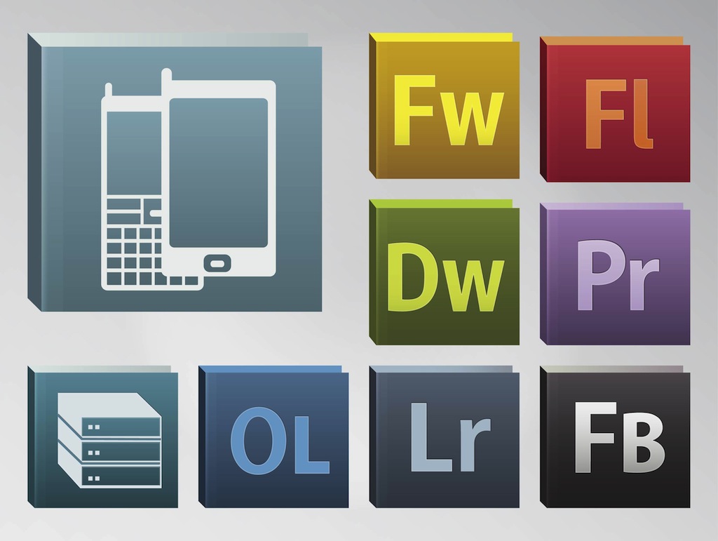 1024x771 Adobe Icons Vector Art Graphics
