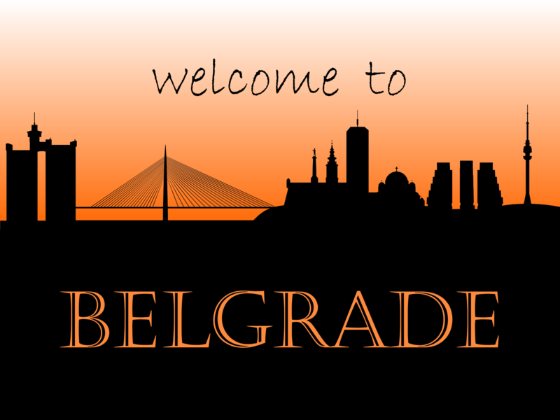 800x600 Free Vector Illustration Belgrade Skyline