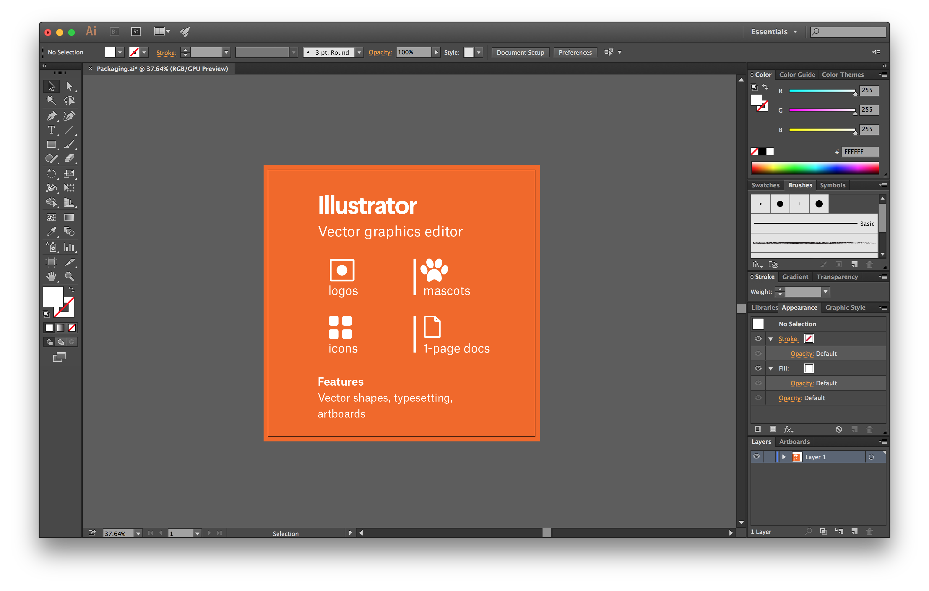 how to set up an illustrator file for download