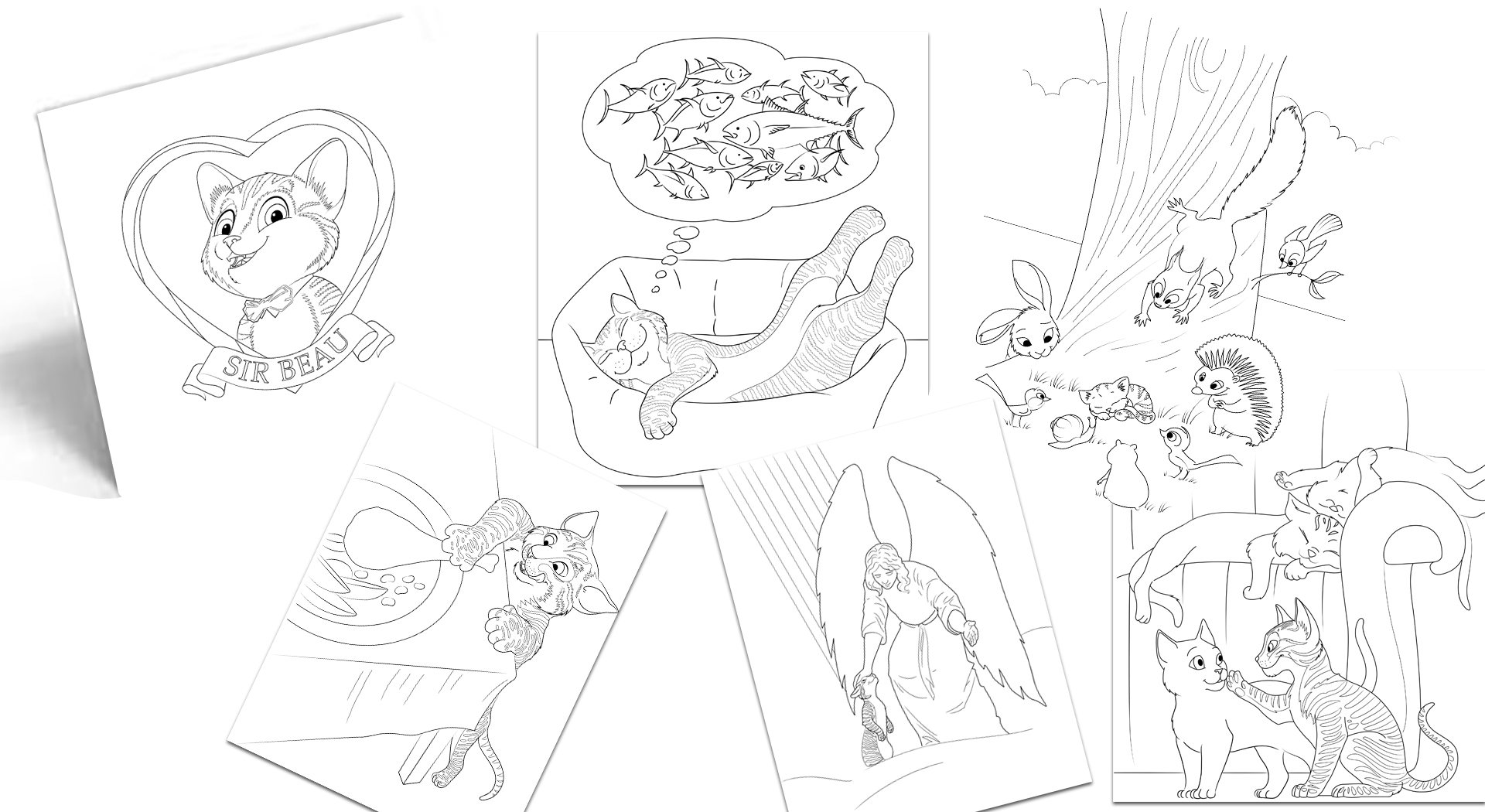 1920x1050 Sir Beau Coloring Book My Book Illustrator